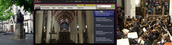 Thomaskirche Leipzig ARTE Livestream NC3