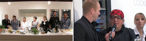 Live-Videoproduktion AEG Kochstudio IFA 2012: Kochvorführung und Interview mit Moderator